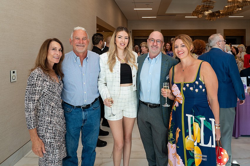 Lori and Paul Weisman, Cheyanne Clark, Kirk Voelker and Katie Novack