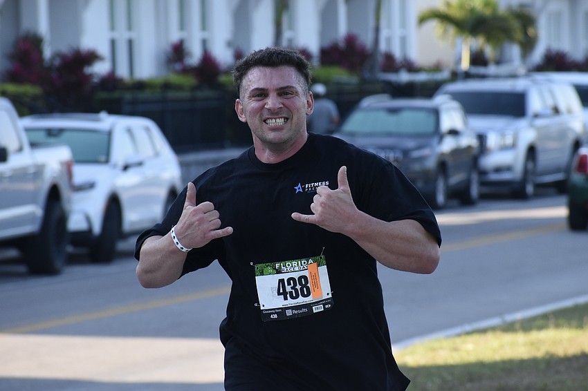 Jeff Lang shows his enthusiasm.