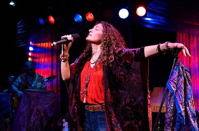 Laura Frye stars in Florida Studio Theatre's "A Night With Janis Joplin," which runs through April 12.