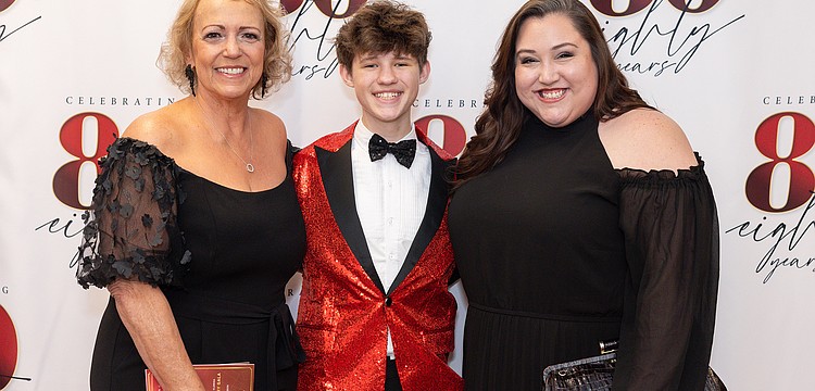Kathy Francoletti, Chance Horvath and Amanda Corcoran