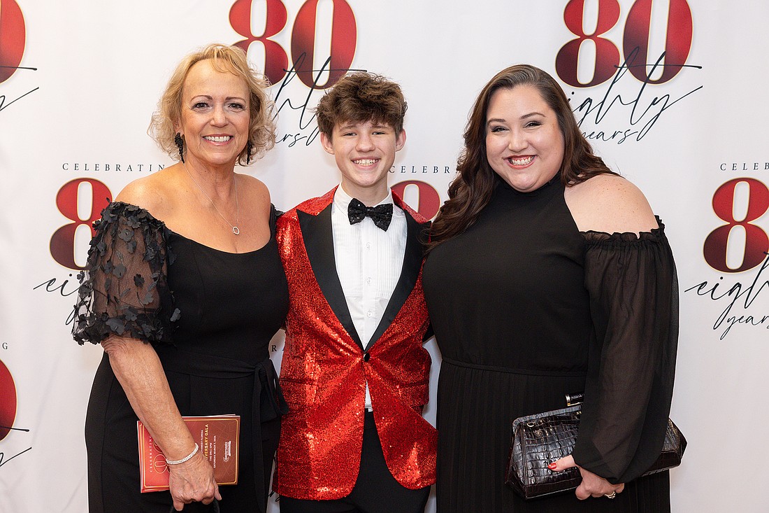 Kathy Francoletti, Chance Horvath and Amanda Corcoran