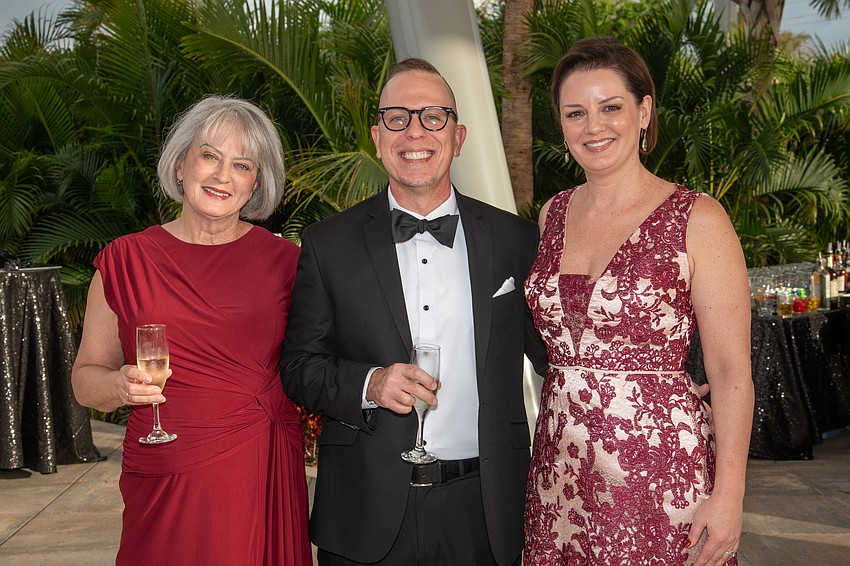 Paula Stalpes with Dane and Jill Gass