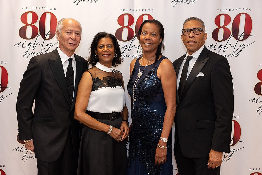 Sam and Dona Scott with Ingrid and Markus Summers