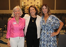 Bird Key Yacht Club members Carol Smith, Amy Lazarus and Beth Nothstine played instrumental roles in keeping the club's lecture series fresh this season by inviting friends to tell their fascinating life stories. Closing out the series, Bobbi Brown shared tales from her journey starting a makeup empire.