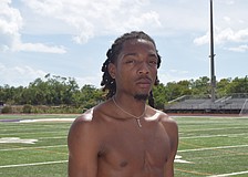 Jacobey Mobley's speed isn't just on the track. He was Booker football's leading rusher in 2025 en route to the FHSAA Class 3A state semifinals.