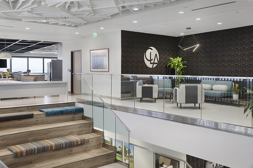 CLA is a multi story, multi phase project with workspaces and huddle rooms for 200+ employees, co-op areas, a golf zone and varied meeting spaces.