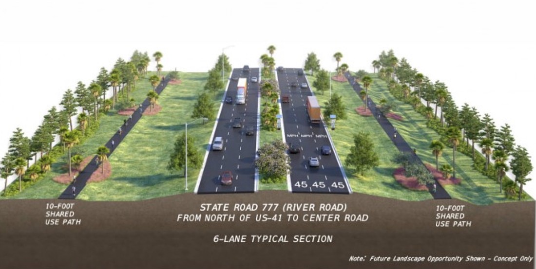 Landscaping projects such as the one proposed for South River Road SR 777) in Venice by the state transportation department are accounted for in the state budget. But upkeep is almost always a county responsibility, something Sarasota officials are concerned about.