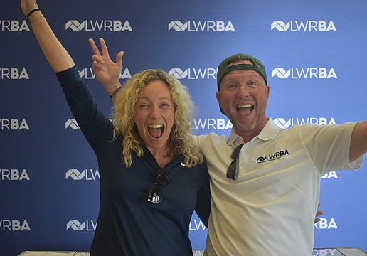 Lakewood Ranch Business Alliance President and CEO Brittany Lamont and Board Chair Wayne Parrish are eager for members to hit the course for the Ranch Scramble.
