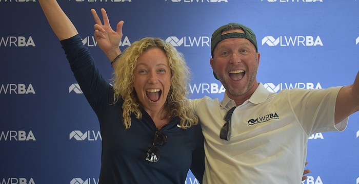 Lakewood Ranch Business Alliance President and CEO Brittany Lamont and Board Chair Wayne Parrish are eager for members to hit the course for the Ranch Scramble.