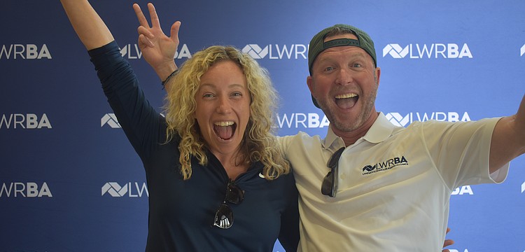 Lakewood Ranch Business Alliance President and CEO Brittany Lamont and Board Chair Wayne Parrish are eager for members to hit the course for the Ranch Scramble.