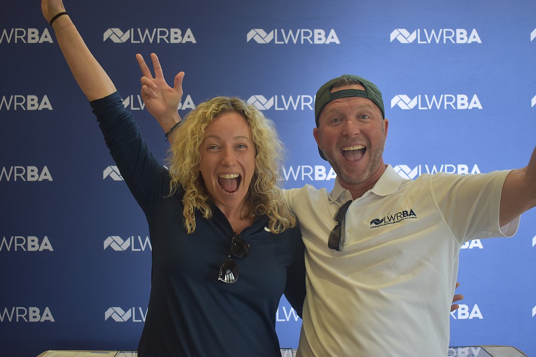 Lakewood Ranch Business Alliance President and CEO Brittany Lamont and Board Chair Wayne Parrish are eager for members to hit the course for the Ranch Scramble.