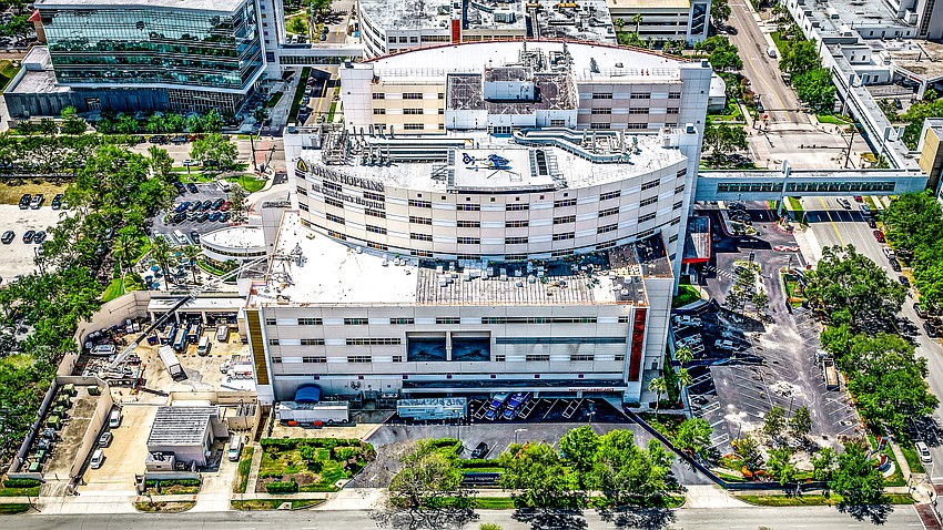 Sutter Roofing re-roofed Johns Hopkins All Children's Hospital in St. Petersburg.