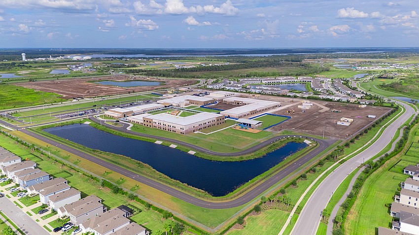 Manatee County’s Lake Manatee K-8 sits on more than 40 acres and includes 255,000 square feet of facilities.
