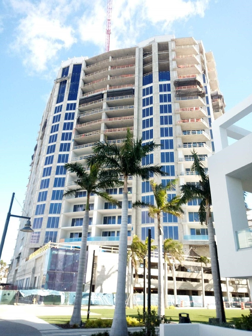 Masonry Builders Inc. worked on the Ritz Carlton Residences in Sarasota.