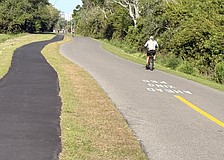 Sarasota County has opened a 1.5-mile stretch of newly bifurcated Legacy Trail, separating bicyclists and other wheeled conveyances from walkers and runners.