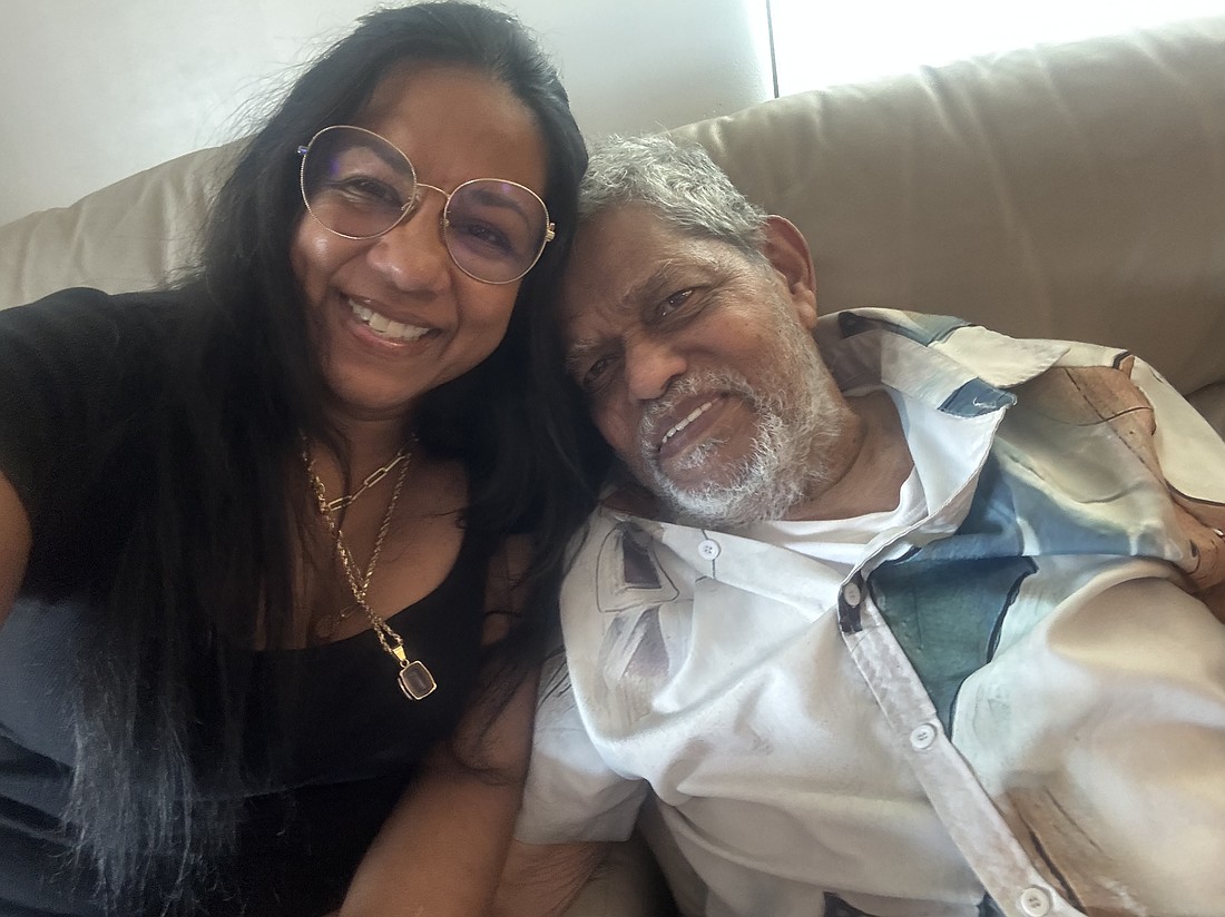 Sonya Alvarez and father David Pherai are all smiles when they are together.