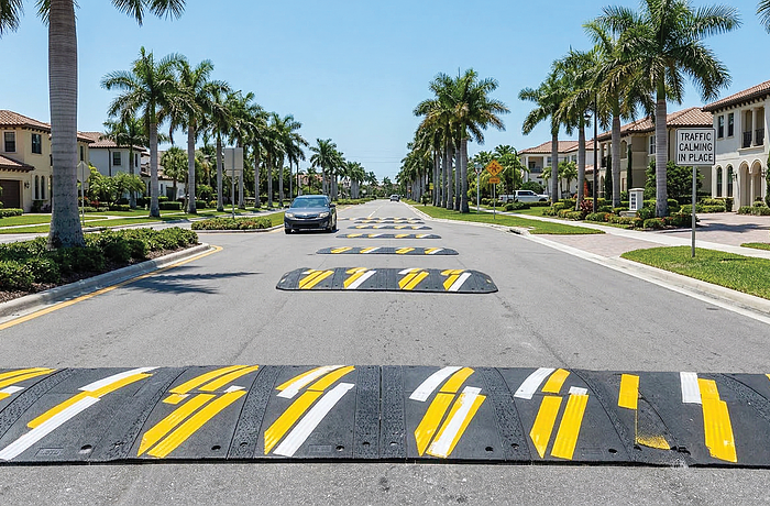 Drivers will need to come to almost a stop to negotiate a planned series of speed bumps on White Eagle Boulevard.