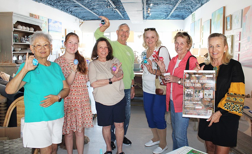 Lynda Pfeiffer, Bliss Rippy, Darcy and Raymond Arpke, Cheryl Jurcik, Karen Duprec and instructor Roksolana Tymiak-Lonchyna.