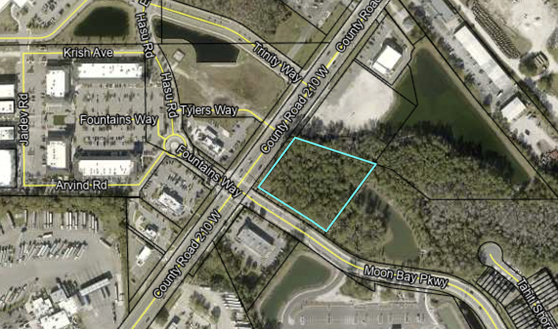Chick-fil-A is proposing a new location off County Road 210 at Moon Bay Parkway.
