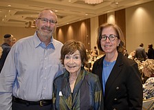 Steve Ross, his mother Irene Ross and sister Kimberly Ross