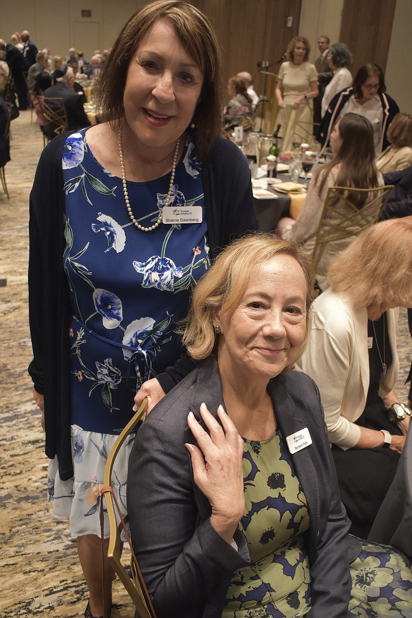 Sherrie Eisenberg and her friend Barbara Field