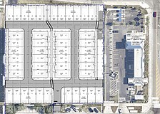 The Fruitville Townhomes site plan to replace the vacant former Sarasota Lanes bowling center.