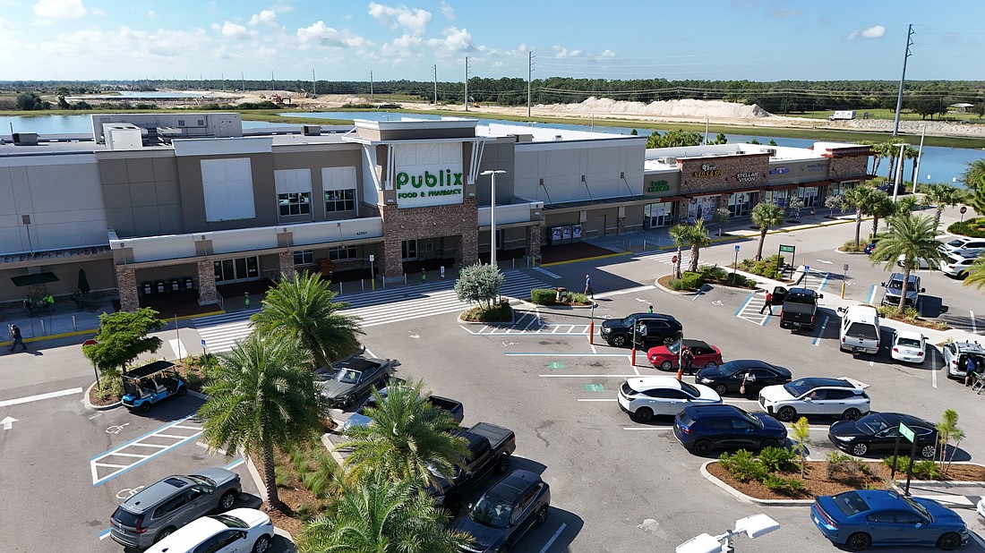 Crescent B Commons is a fully leased shopping center in Babcock Ranch.