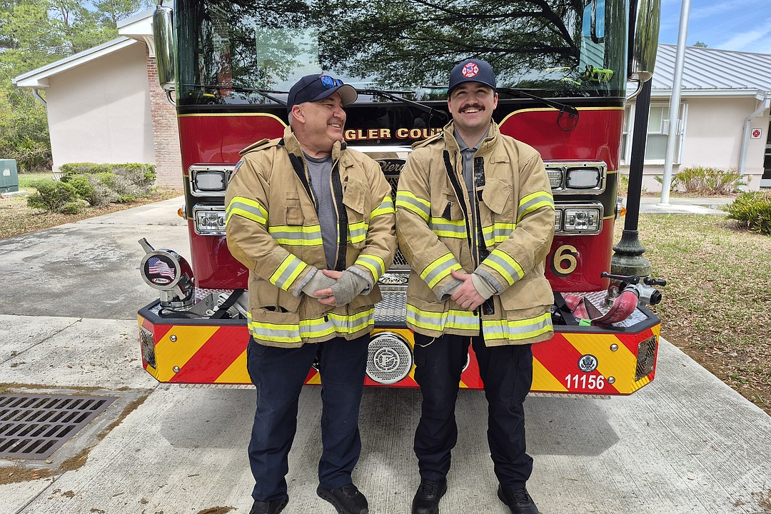 Firefighter Paramedic Chris Calio retires, son has first ‘official’ day ...