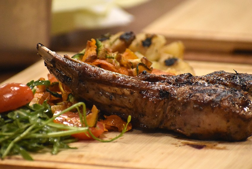 Blu Kouzina offers a variety of different food options that are free of preservatives, including the lamb shanks.