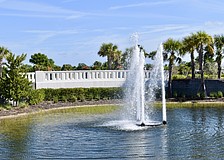 Under Southwest Florida Water Management District's Phase III restrictions, water fountains can only run four hours per day.
