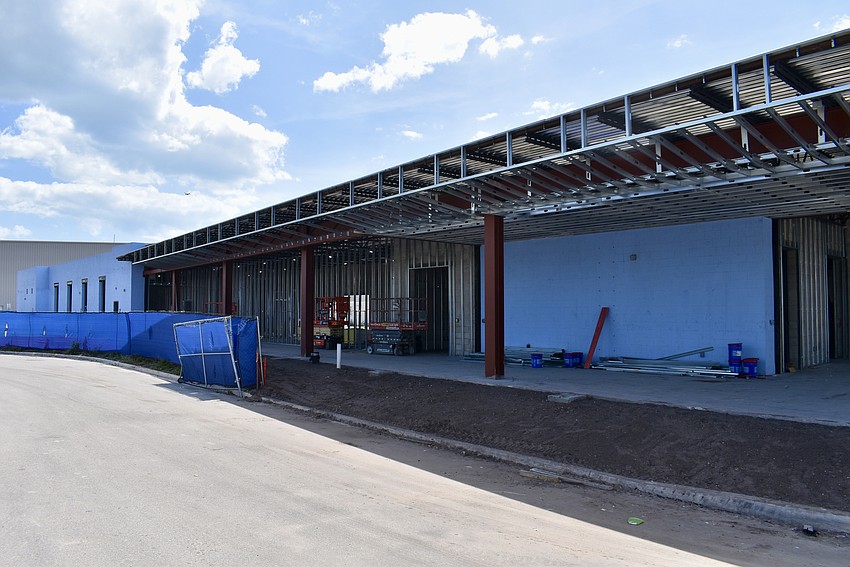 Construction on MTC's Aviation Maintenance Technician School is anticipated to be complete by September.