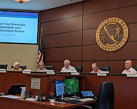 The Citizen Tax Oversight Committee meets once a year to review expenditures of revenue brought in from the infrastructure surtax. The 2026 meeting lasted about 15 minutes on Thursday, April 2.