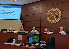 The Citizen Tax Oversight Committee meets once a year to review expenditures of revenue brought in from the infrastructure surtax. The 2026 meeting lasted about 15 minutes on Thursday, April 2.