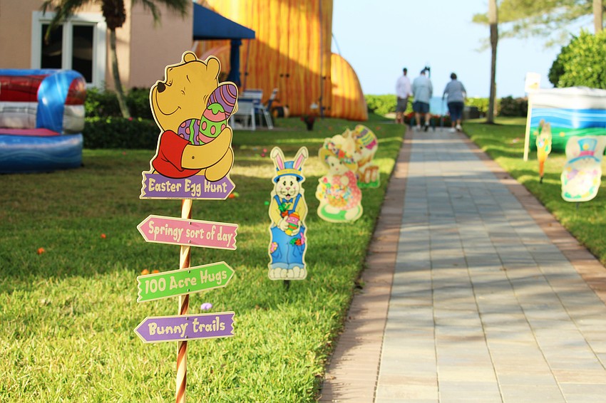 The Easter egg hunt at Sand Cay Condominiums Beach Resort has been a tradition for more than a decade, and families packed the lawn for the mad dash to collect eggs on April 3.
