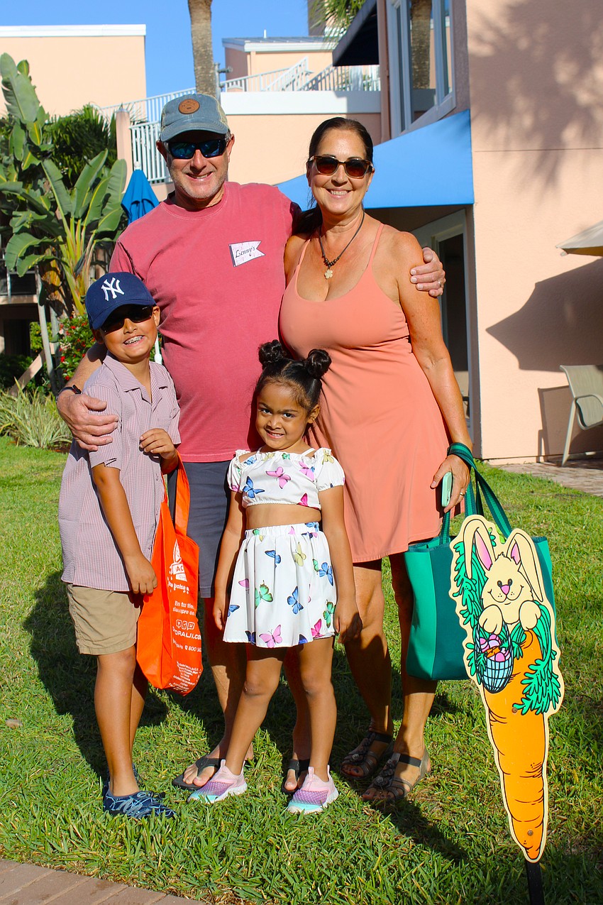 King Kelly, Leah Selph-Kelly and Eric and Laura Shine
