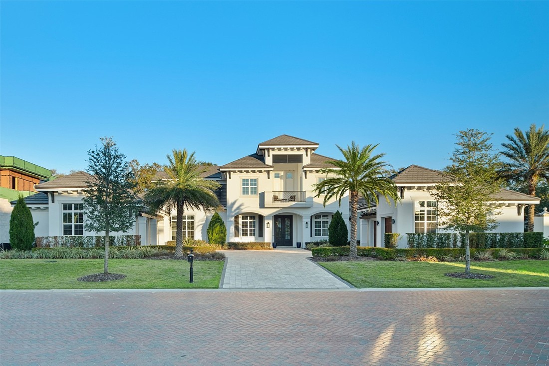 The home at 7017 Via Carmel Way, Orlando, sold April 3, for $3.5 million. This masterfully crafted nearly new Davila Homes estate is a Parade of Homes Grand Award winner. The sellers were represented by The Julie Bettosini Team, Stockworth Realty Group.