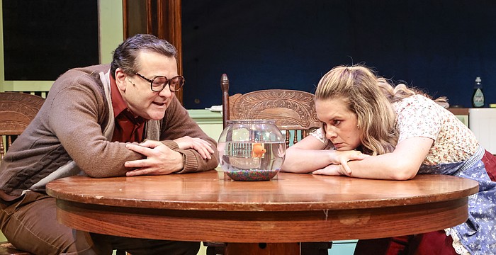 Rod Brogan and Rachel Moulton star in Florida Studio Theatre's "Birthday Candles."