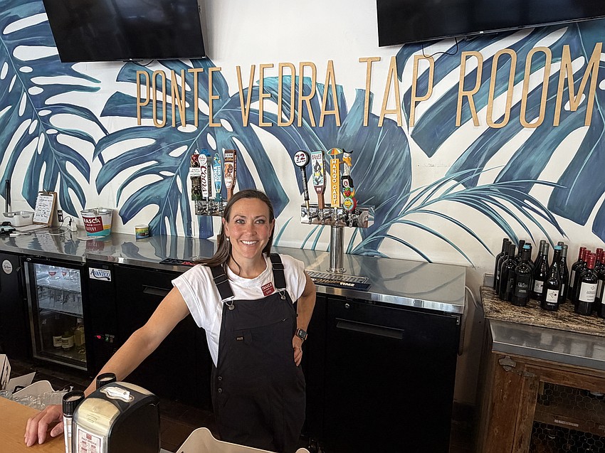 During the COVID-19 pandemic, Sara Frasca opened the Ponte Vedra Tap Room to offer customers a place to gather when masking was voluntary.
