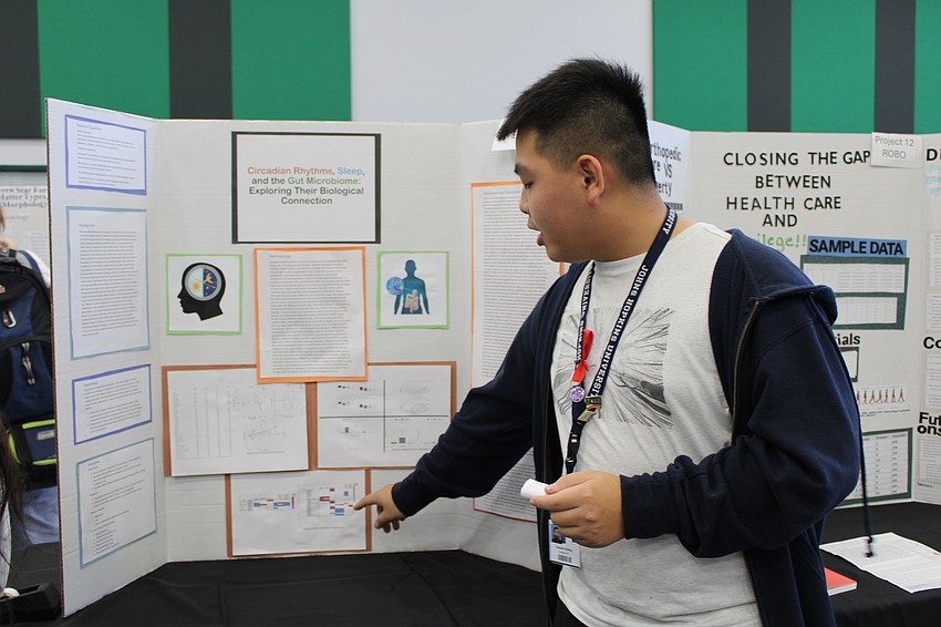 Lakewood Ranch High junior Keaven Zheng researched mental health and sleep for his science fair in December. Lakewood Ranch High junior Keaven Zheng researched mental health and sleep for his science fair in December.