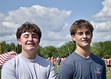 Drew Smith (left) and Chase Smith (right) are a sophomore and senior, respectively, at The Out-of-Door Academy. They lost their father, Scott Smith, to esophageal cancer in October of 2023.