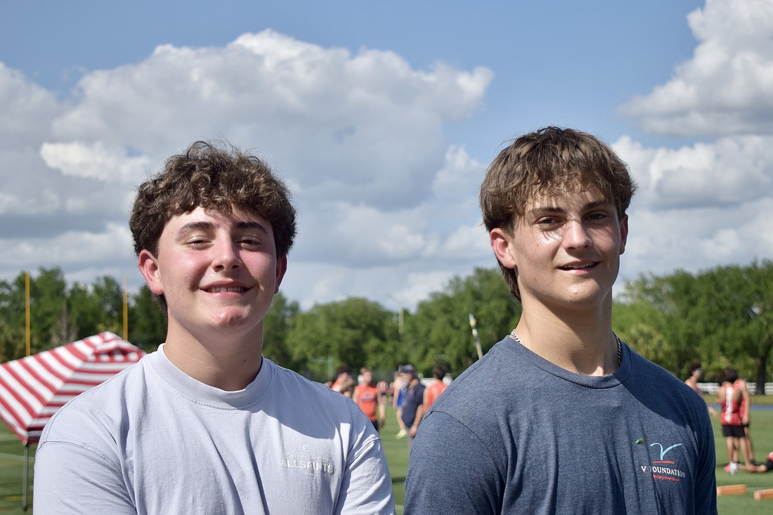 Drew Smith (left) and Chase Smith (right) are a sophomore and senior, respectively, at The Out-of-Door Academy. They lost their father, Scott Smith, to esophageal cancer in October of 2023.