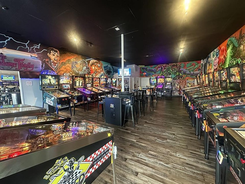 Flip's Ormond Beach has over 25 pinball machines. Photo courtesy of Madeline Carduner/Ormond Beach Chamber of Commerce