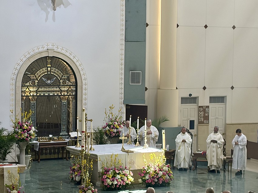 Easter service at St. Elizabeth Ann Seton Catholic Church. Courtesy photo