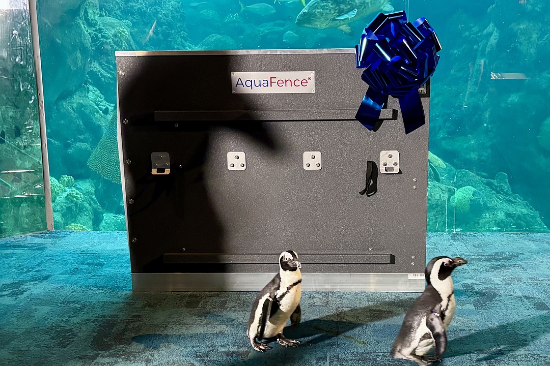 Florida Aquarium receives donated AquaFence flood barrier