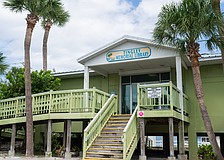 The Tingley Library in Bradenton Beach, pictured in October 2025, is in need of repairs estimated at $230,000.