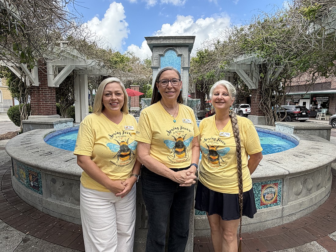 Spring Fever in the Garden co-chairs Ashley Lockyer, Libby Drose and Nancy Krug have been planning for the two-day festival since last April.