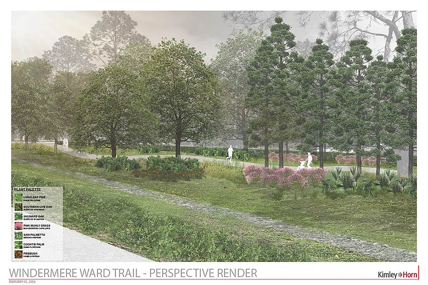 Phase 1 of the Ward Trail project is expected to be substantially completed by August. Phase 1 of the Ward Trail project is expected to be substantially completed by August.