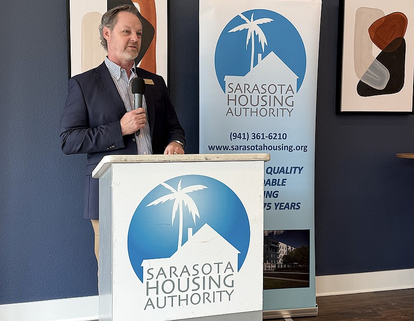 Sarasota Housing Authority President and CEO William Russell told the City Commission the McCown Towers expansion has a $4 million funding gap.