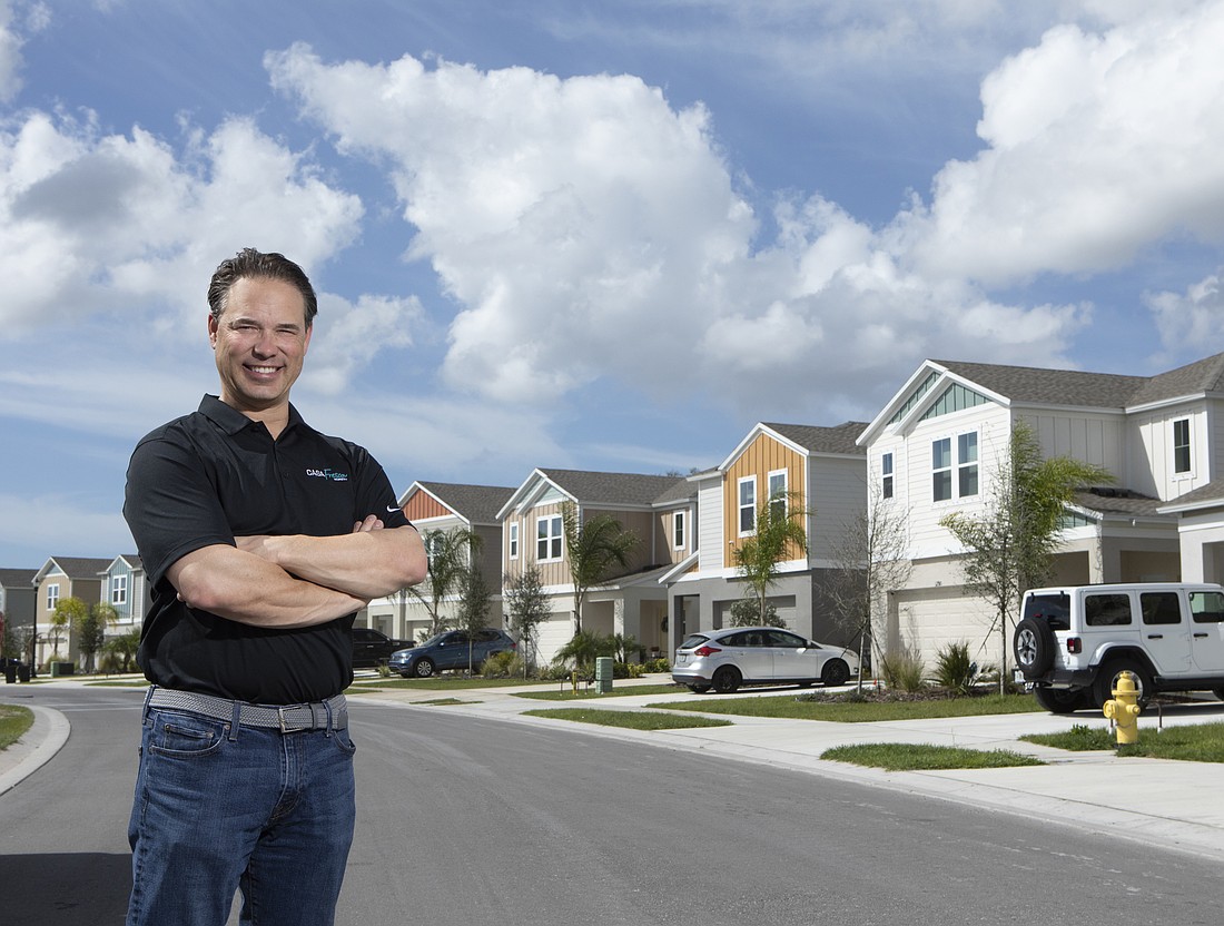 Mark Metheny, CEO of Casa Fresca Homes, a division of Riverview-based Homes By WestBay.