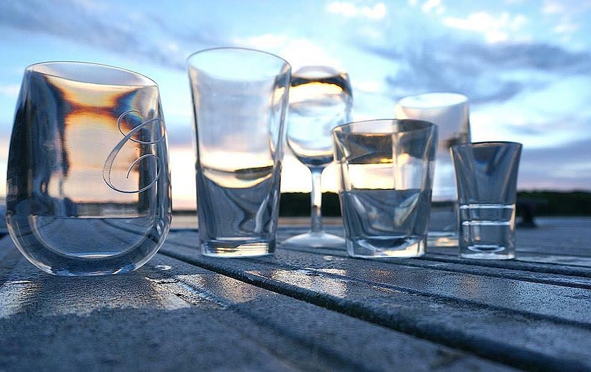 Symglass makes what it calls durable pubware, including shot, rocks, wine, pint and champagne glasses. Symglass makes what it calls durable pubware, including shot, rocks, wine, pint and champagne glasses.